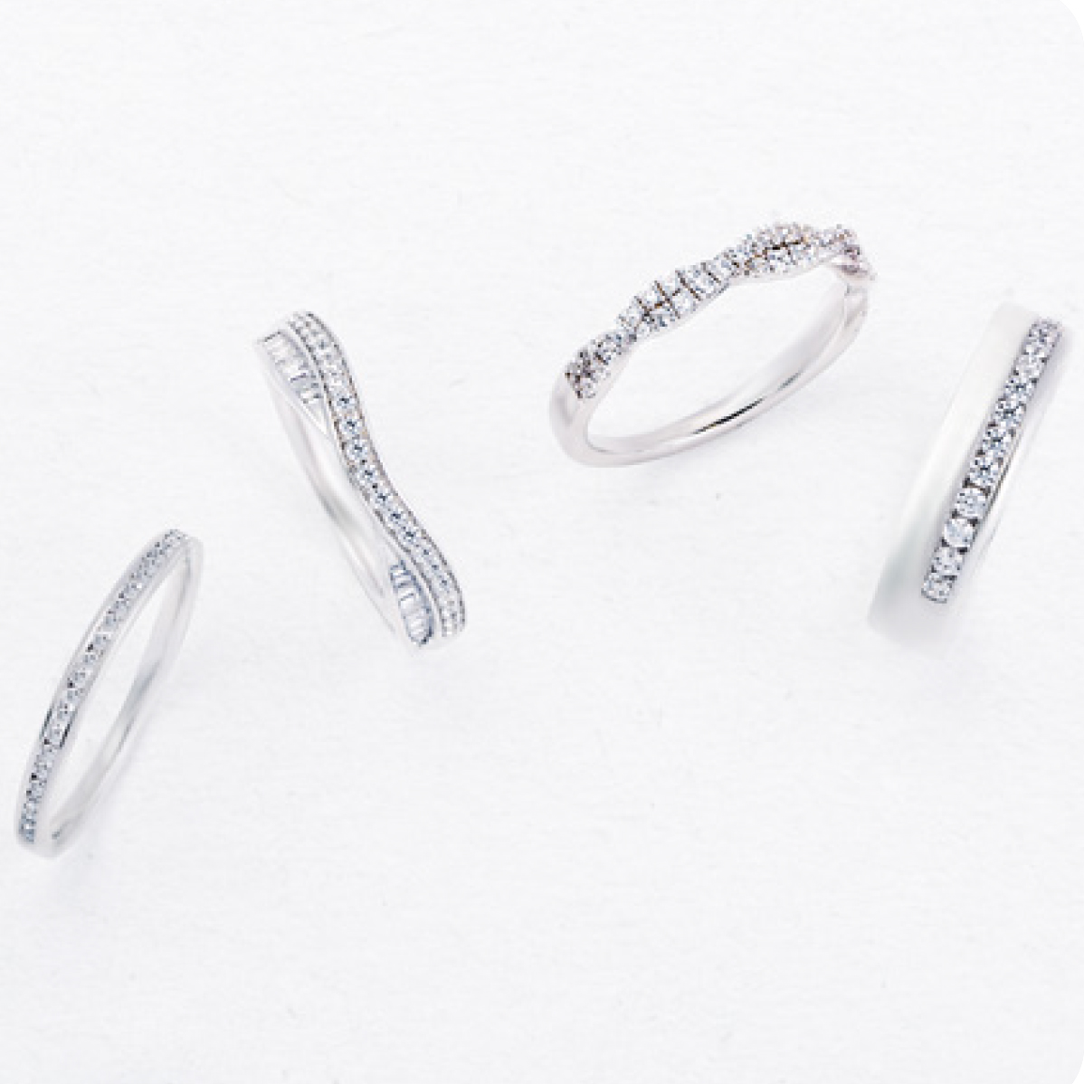 Diamond Set Wedding Rings