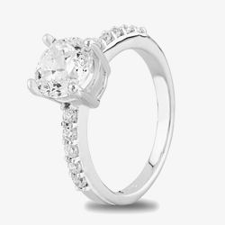 Silver Engagement Rings