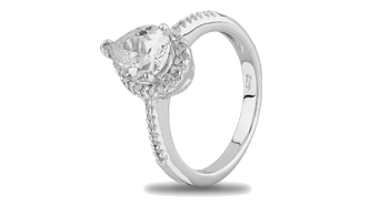 Starbright Pear Rings