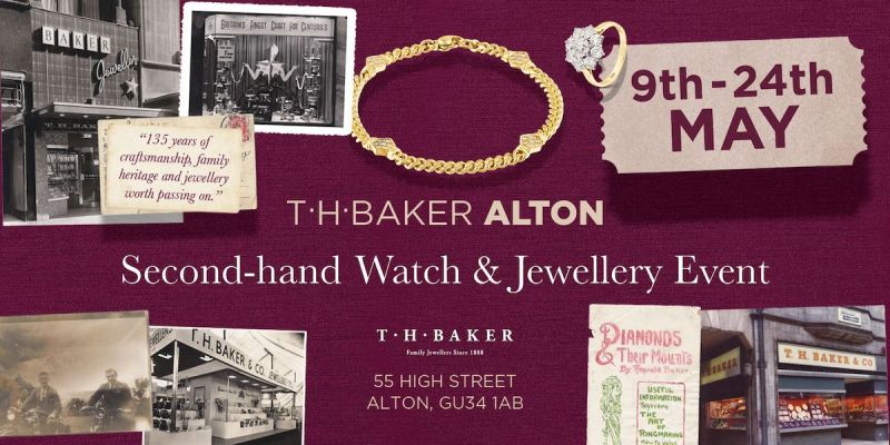 Second Hand Jewellery & Watches Event at T.H.Baker Alton