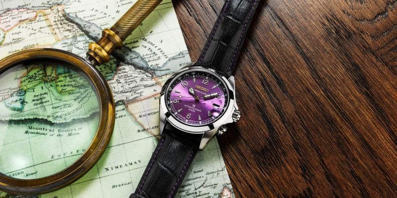 Seiko 145th Anniversary Purple Dial Watches T.H.Baker
