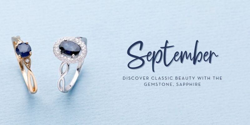 September Birthstone Sapphire Jewellery T.H.Baker