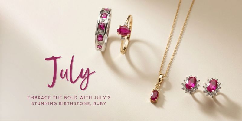 July Birthstone Ruby Jewellery - T.H.Baker