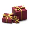 Maroon Wrapping with gold bow