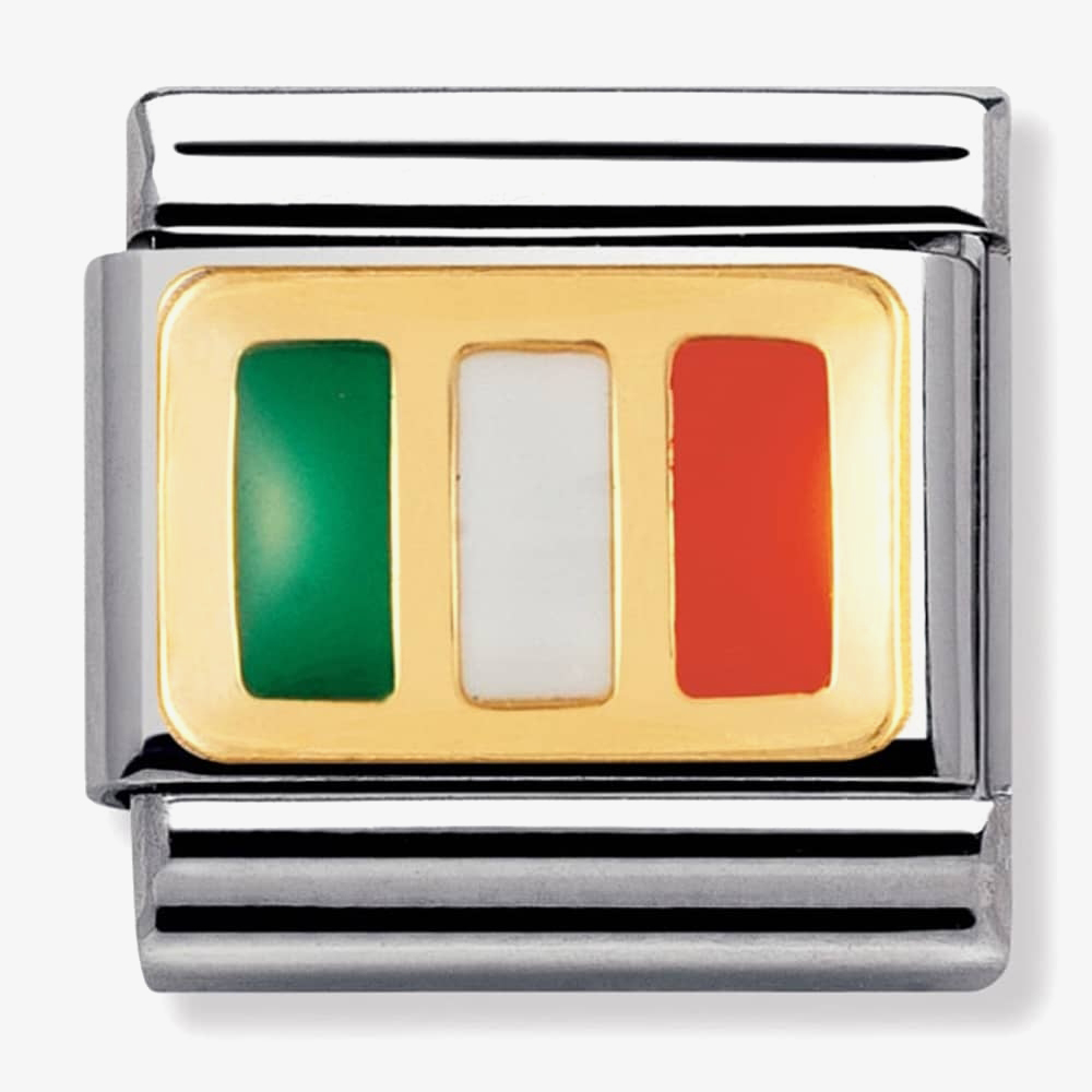 Nomination CLASSIC Gold Flags Ireland Charm 030234/10