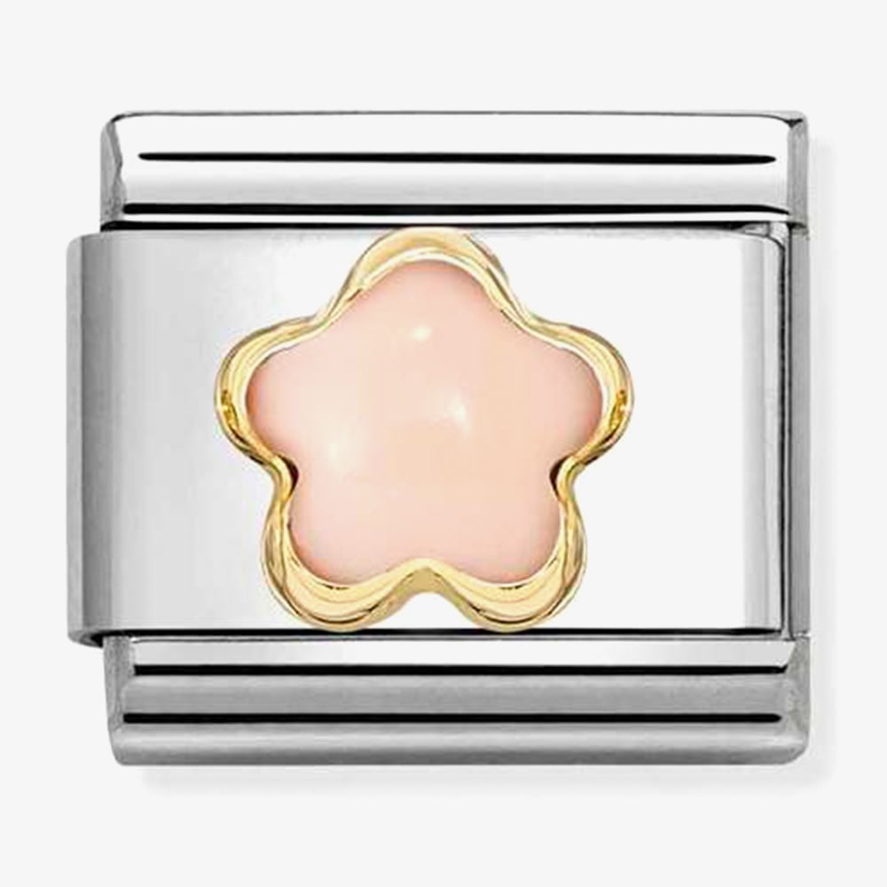Nomination Classic Pink Coral Flower Charm 030522/10