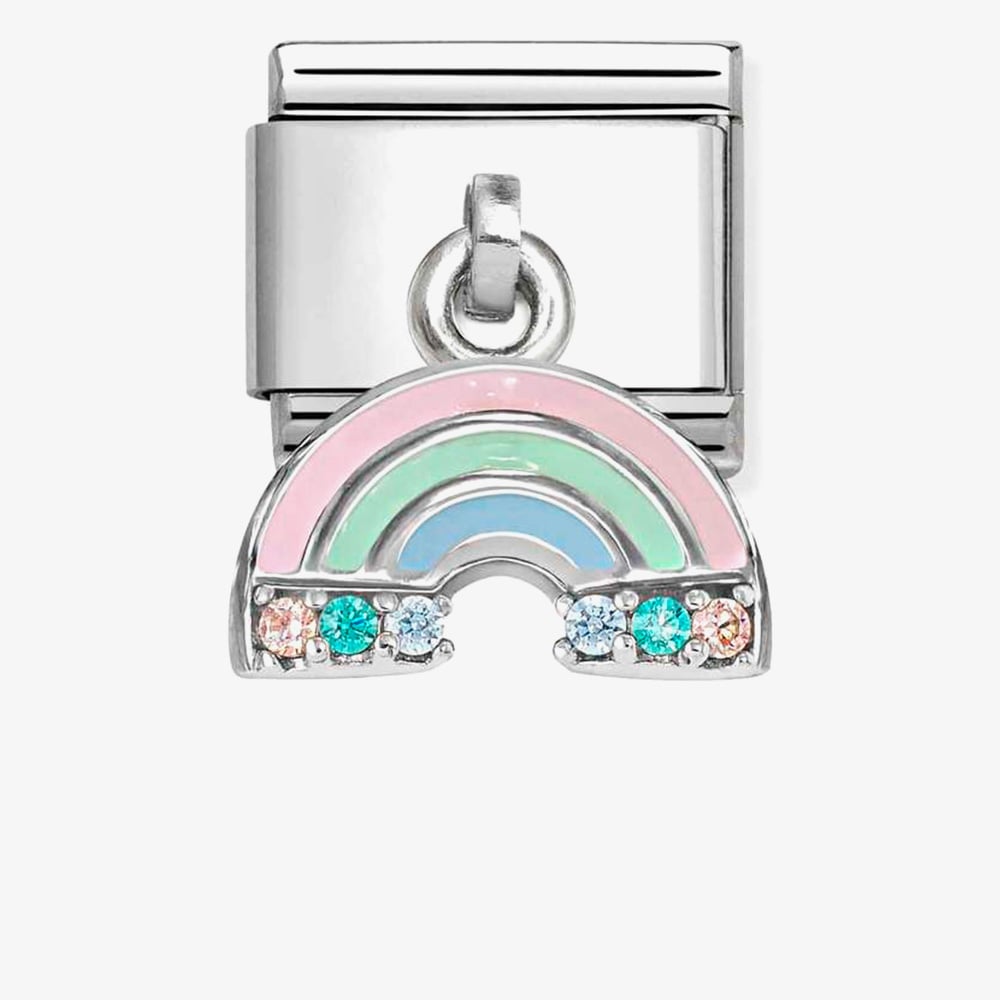 Nomination Classic Rainbow Drop Charm 331815/17