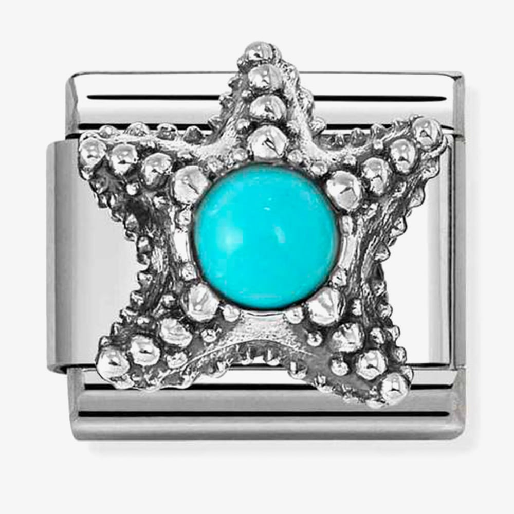 Nomination Classic Turquoise Starfish Charm 330511/06