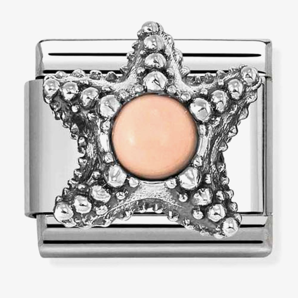 Nomination Classic Pink Coral Starfish Charm 330511/07