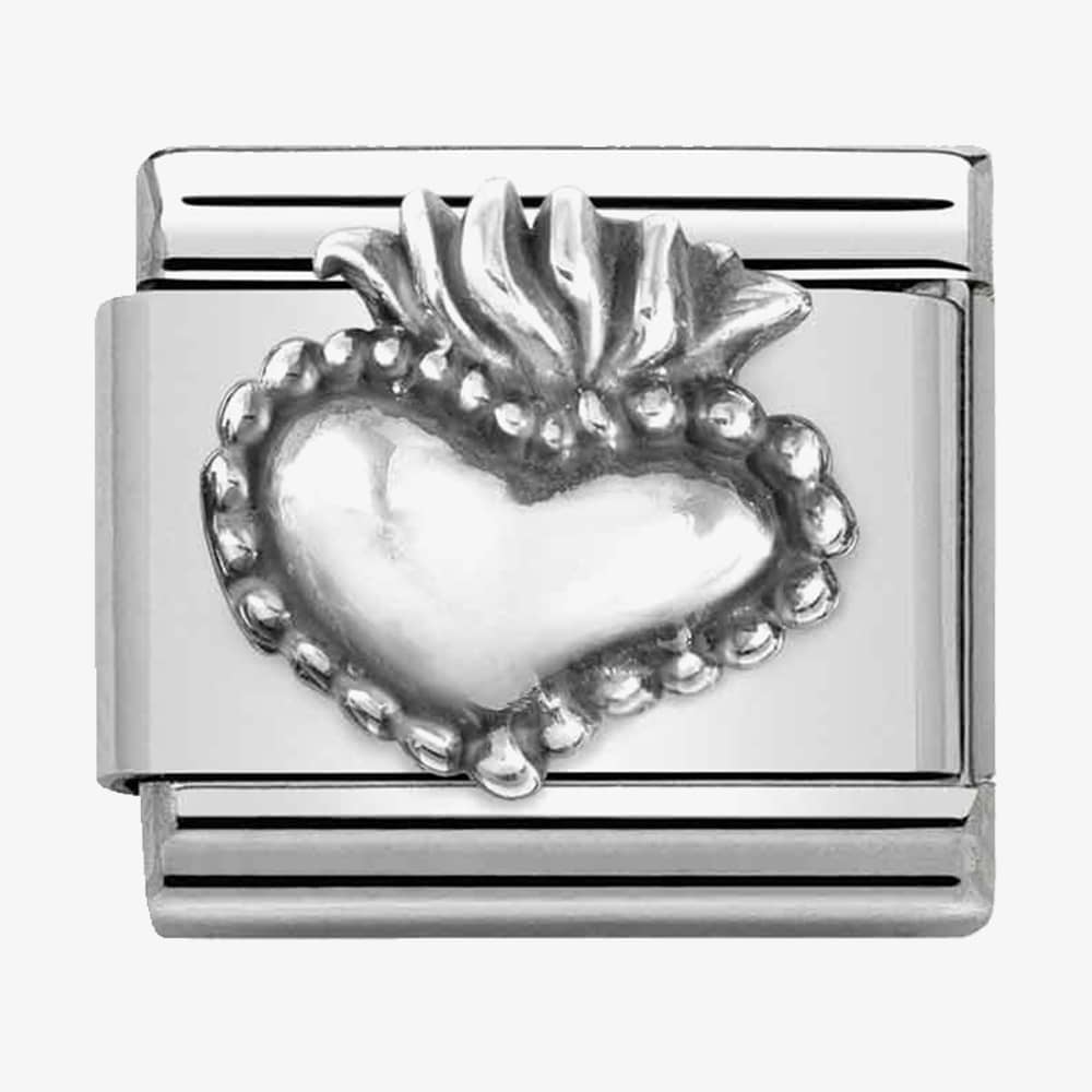 Nomination Silver Sacred Heart Shine Charm - Image 4