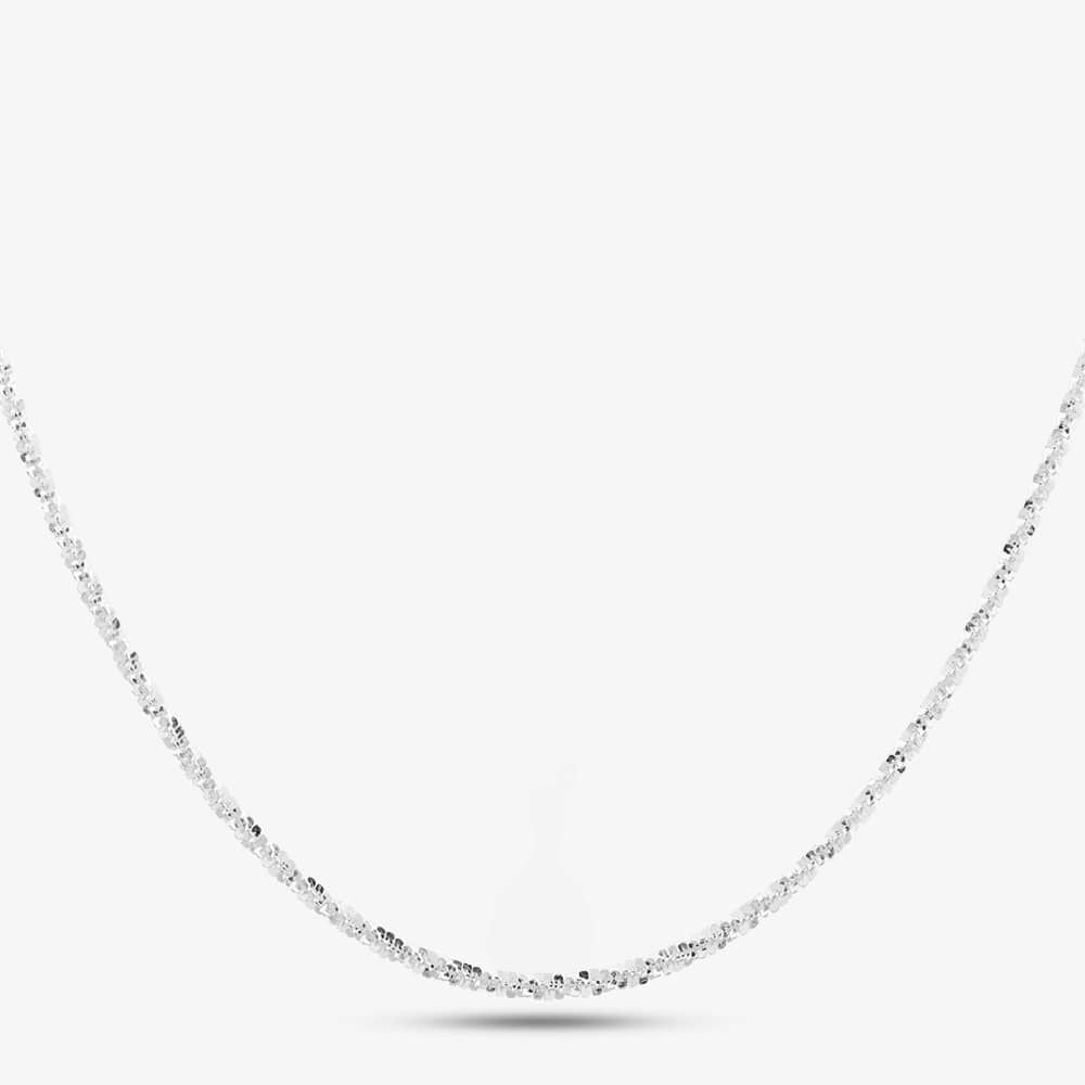 Sterling Silver 20 Inch Sparkle Effect Chain 8.18.5975