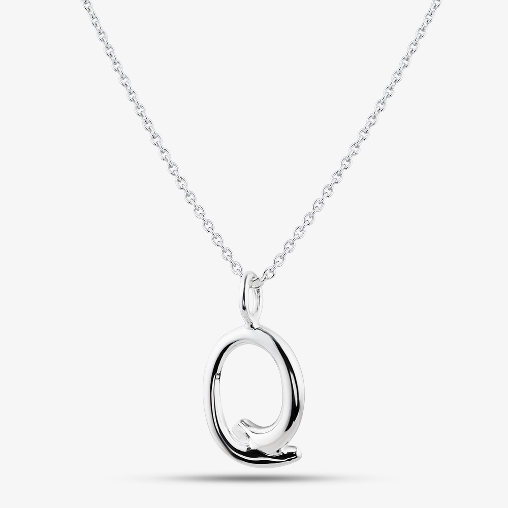 Sterling Silver Cross Over Oval Pendant 016-35836/SP