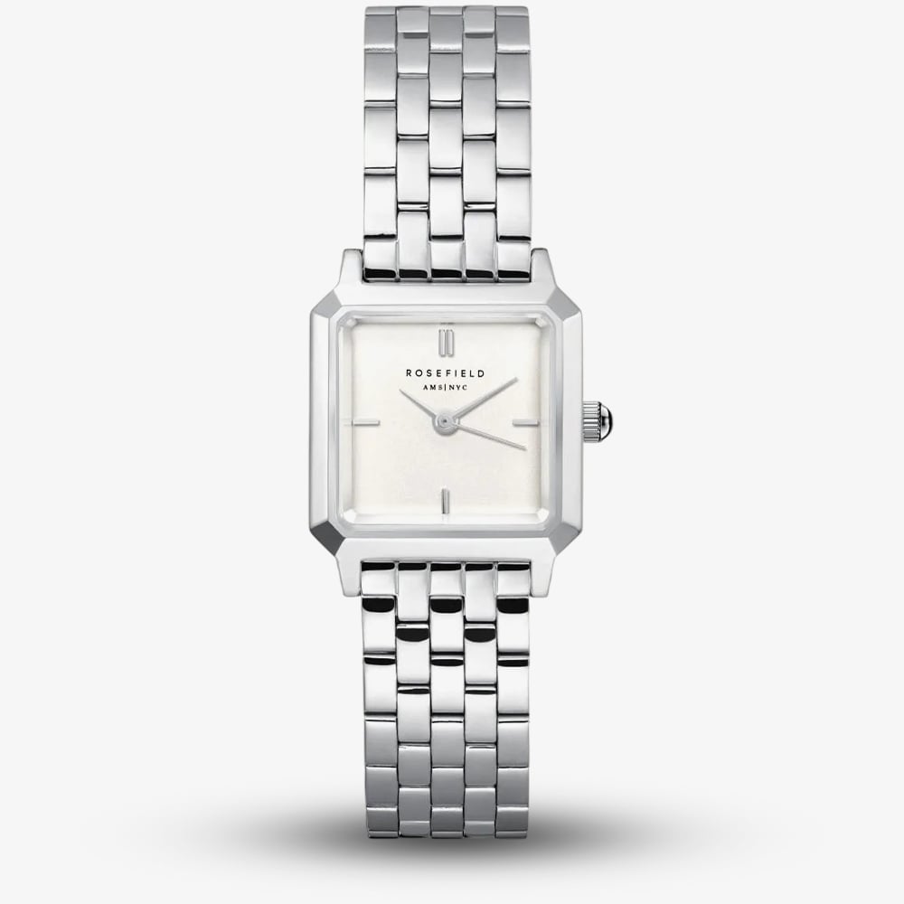 ROSEFIELD Ladies Boxelle White Dial Bracelet Watch BWSSS-B02