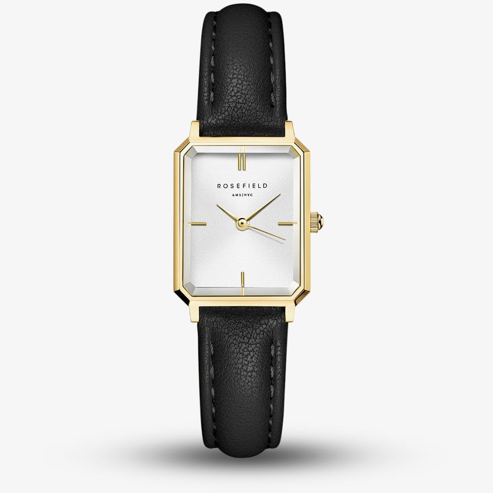 Rosefield OWBLG-O84 Octagon XS (19.5mm) White Dial / Black Watch - Image 3