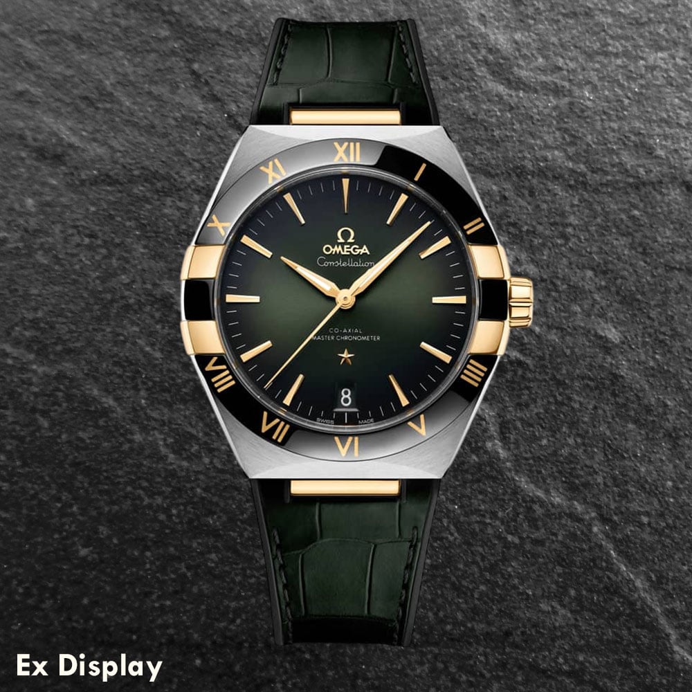Ex-Display OMEGA Mens Constellation Green Master Chronometer Watch 131.23.41.21.10.001