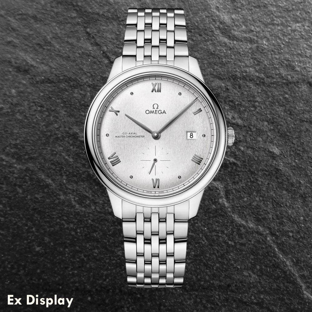 Ex-Display OMEGA Mens De Ville Prestige Silver & Grey Watch 434.10.41.20.02.001