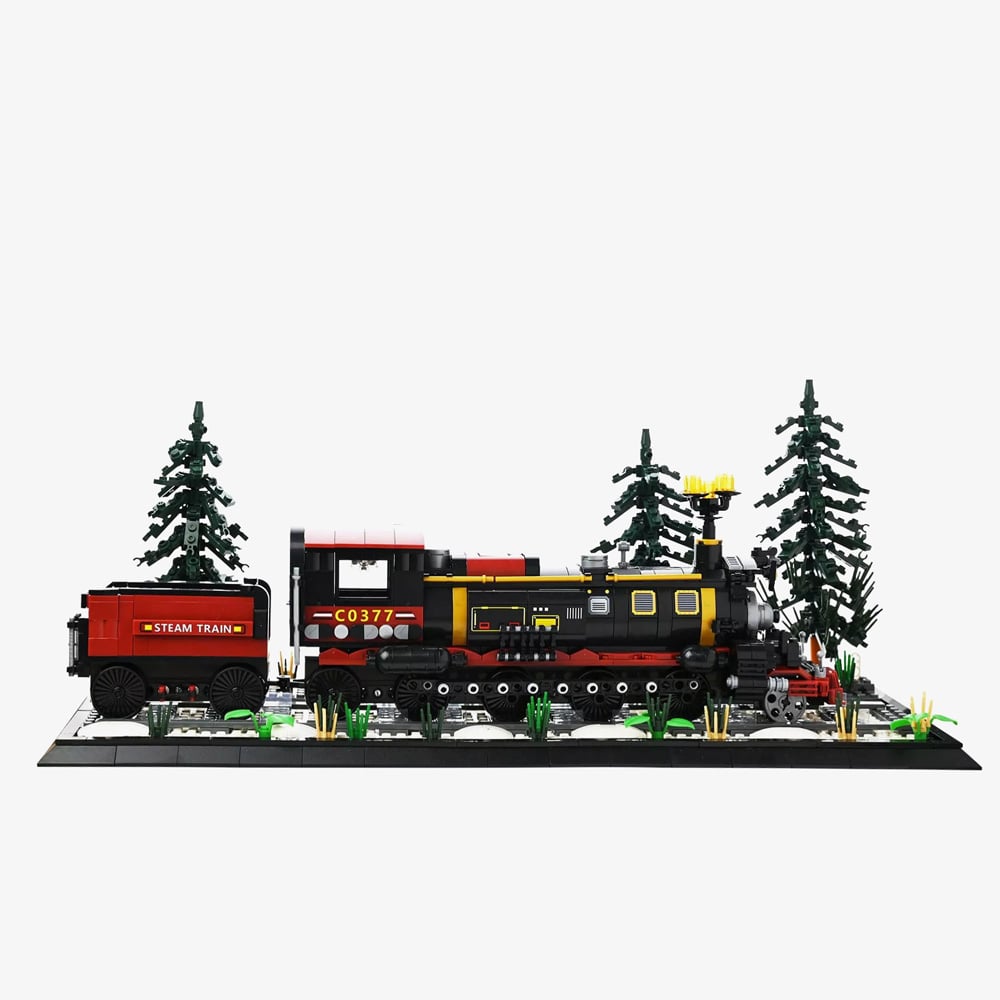 Toy Shop Snow Country Train Brick Building Set Accessory XM15907