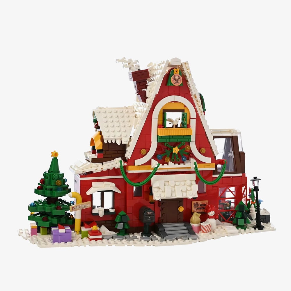 Toy Shop Christmas Chalet Brick Building Set Accessory XM15906