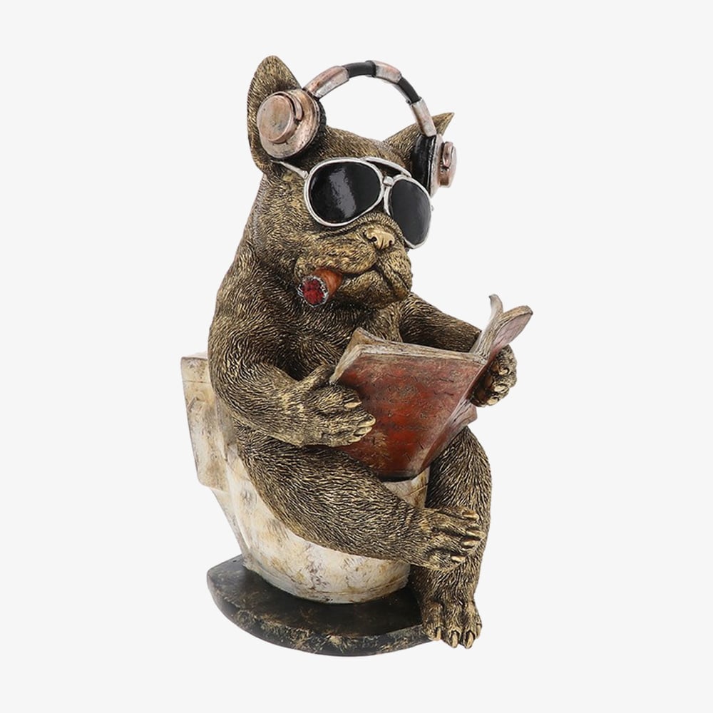 Dudes Toilet Frenchie Ornament 351201