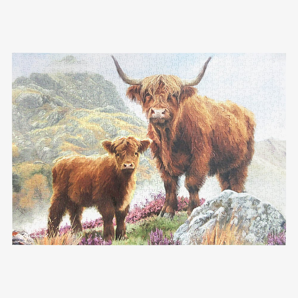Highland Cow 1000 Piece Jigsaw Puzzle LP60573A