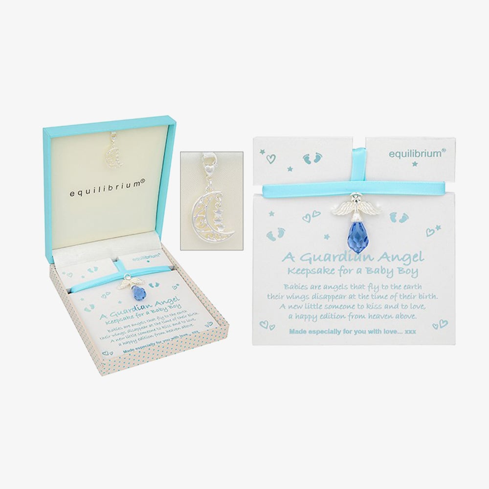 Equilibrium Guardian Angel Baby Boy Keepsake Gift 274766
