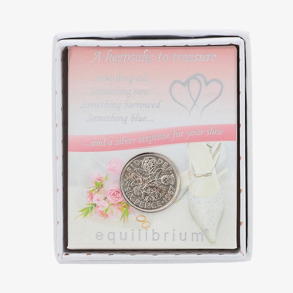 Equilibrium Lucky Sixpence Wedding Keepsake Gift 294835