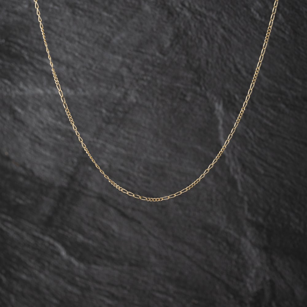 Second Hand 9ct Yellow Gold 18 Inch Figaro Chain 41021687