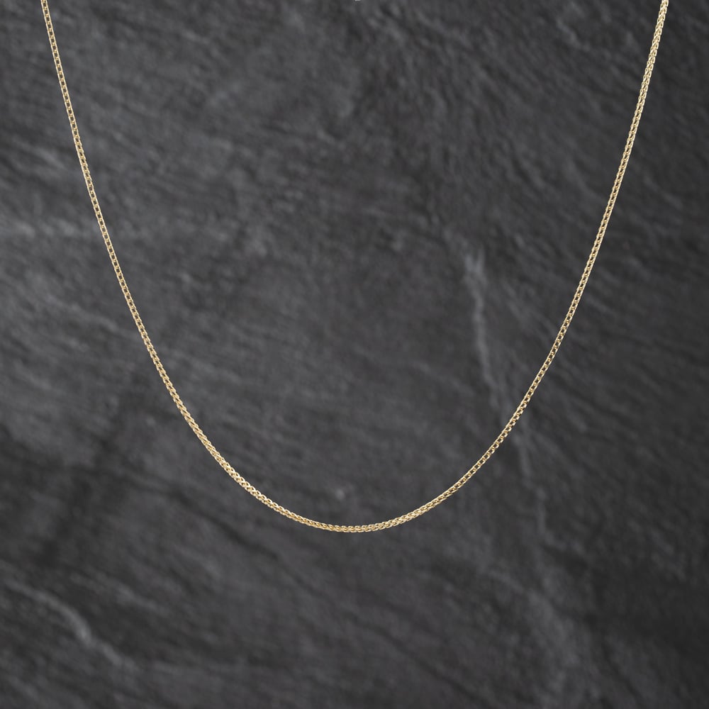Second Hand 9ct Yellow Gold 18 Inch Spiga Chain 41021692