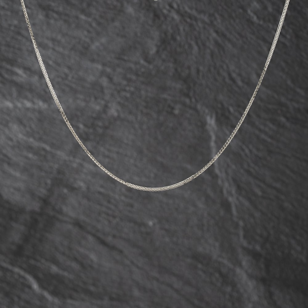 Second Hand 9ct White Gold 16 Inch Spiga Chain 41021693