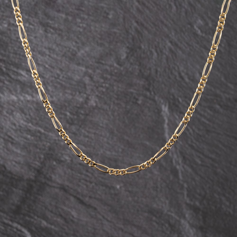 Second Hand 9ct Yellow Gold 20 Inch Figaro Chain 41041751