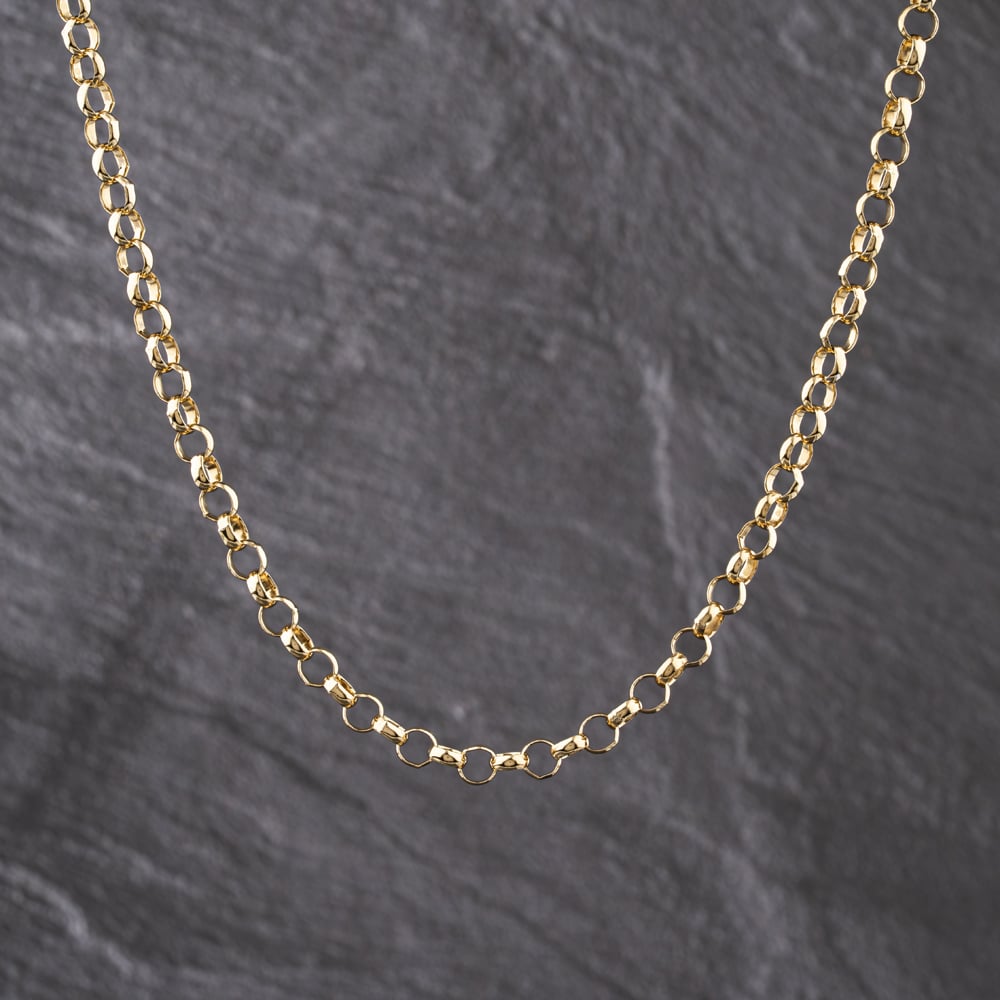 Second Hand 9ct Yellow Gold 18 Inch Belcher Chain 41041754