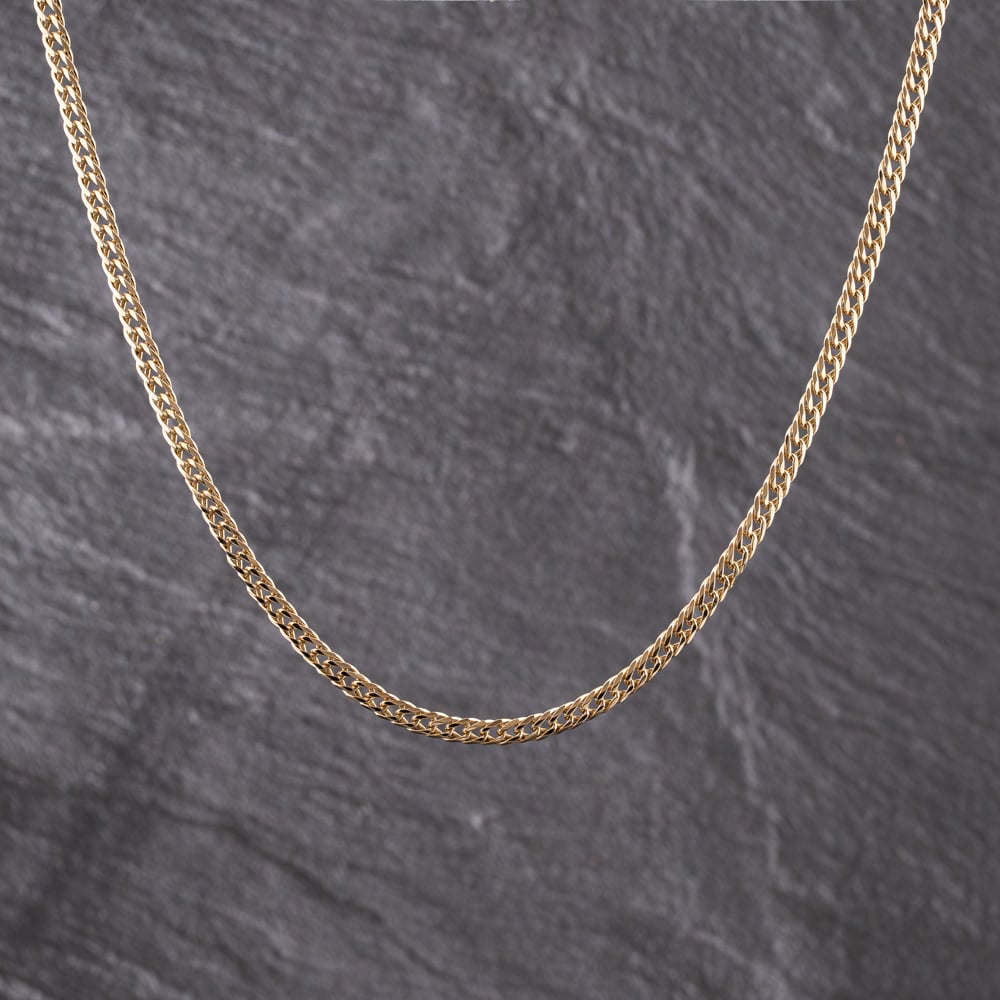 Second Hand 9ct Yellow Gold Double 19 Inch Curb Chain 41041757