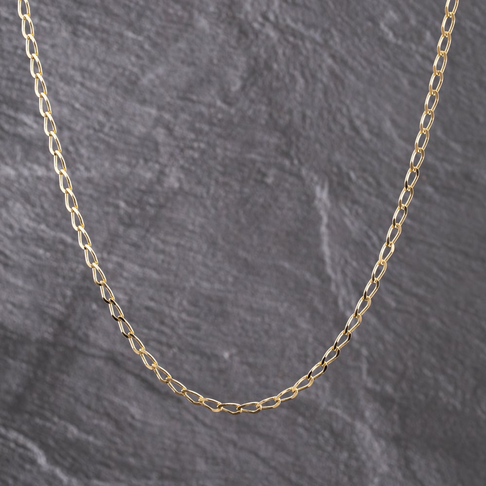 Second Hand 9ct Yellow Gold 24 Inch Curb Chain 41041758