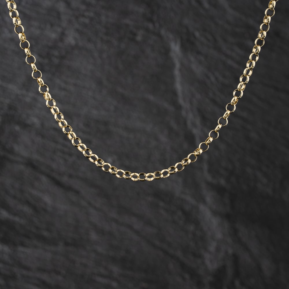 Second Hand 9ct Yellow Gold 18 Inch Belcher Chain 41041764