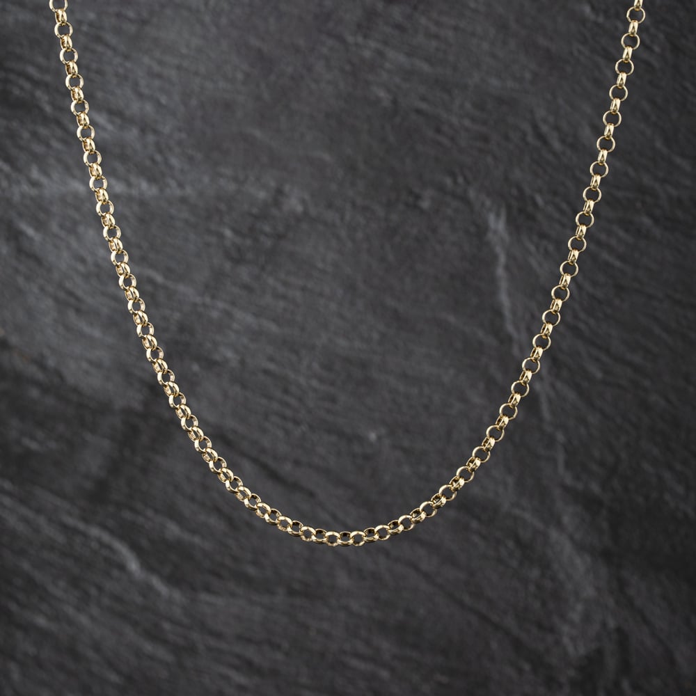 Second Hand 9ct Yellow Gold 22 Inch Belcher Chain 41041789
