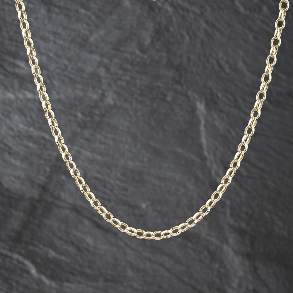 Second Hand 9ct Yellow Gold 18 Inch Belcher Chain 41041795