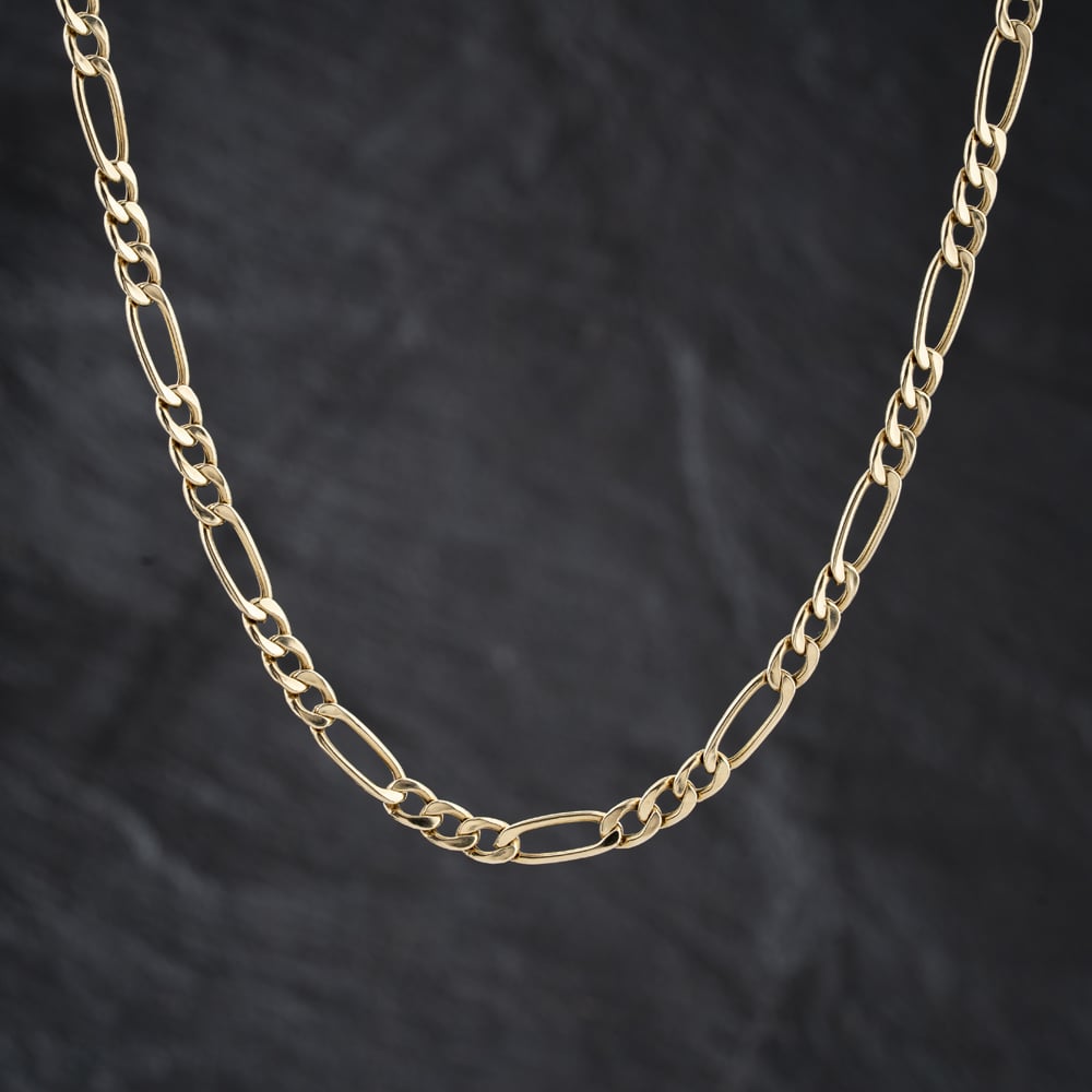 Second Hand 9ct Yellow Gold 20 Inch Figaro Chain 41041840