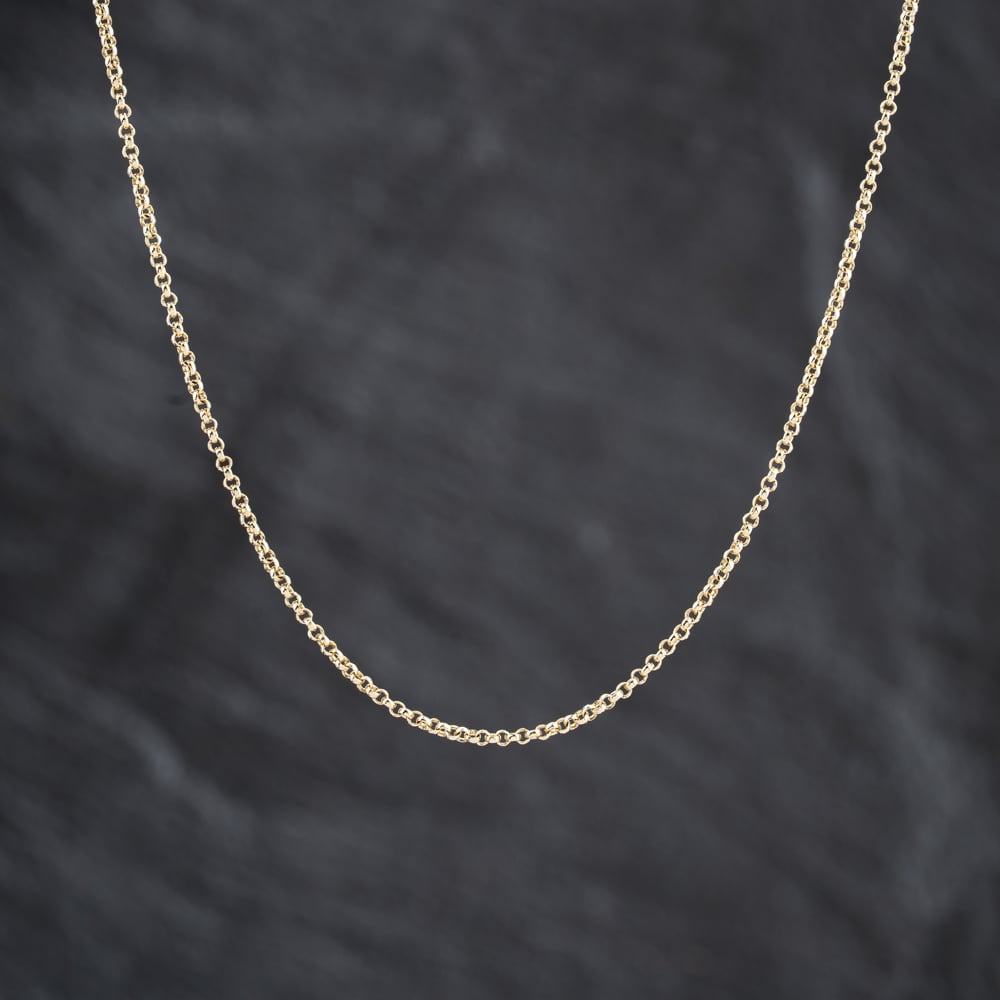 Second Hand 9ct Yellow Gold 18 Inch Belcher Chain 41162348