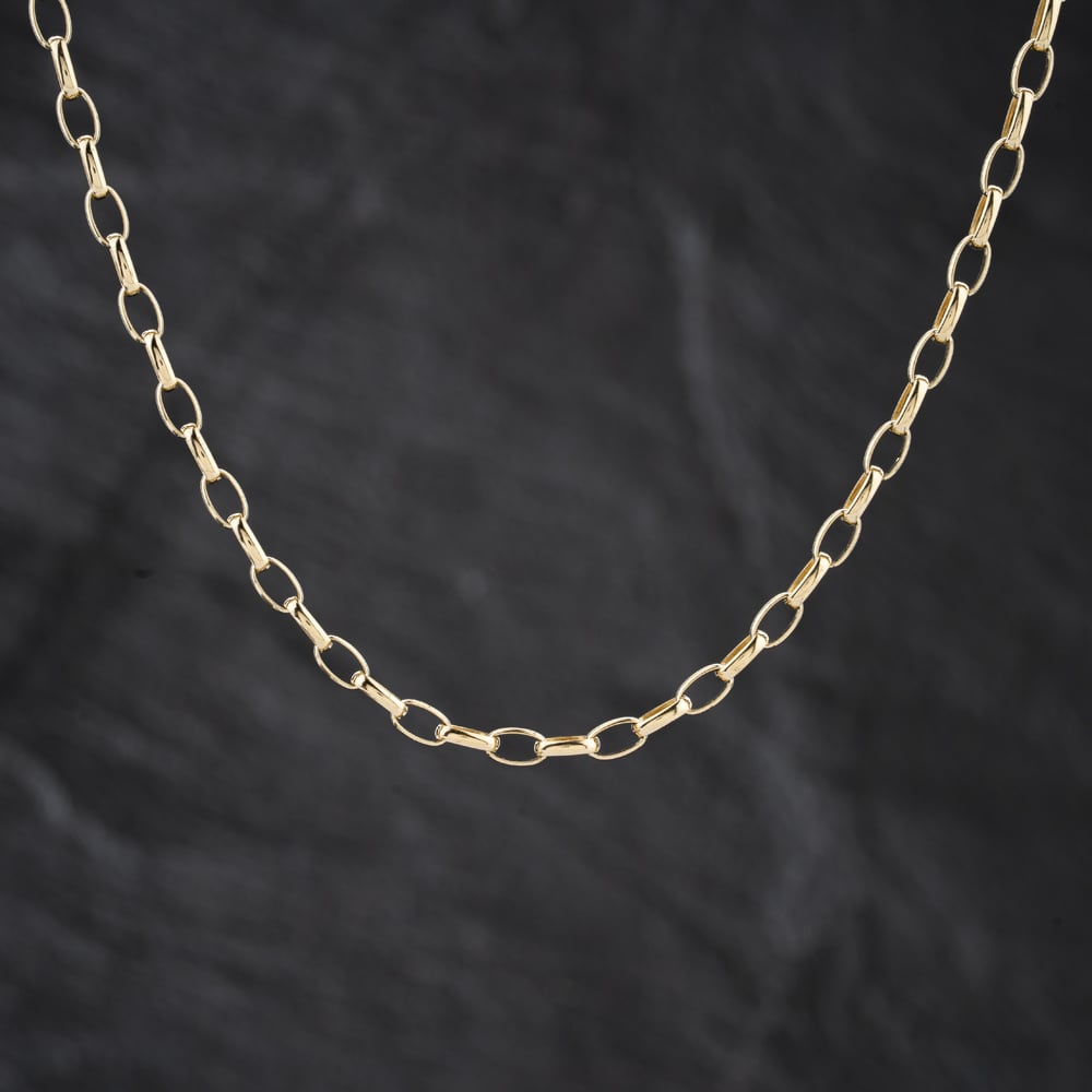 Second Hand 9ct Yellow Gold 22 Inch Belcher Chain 41162378