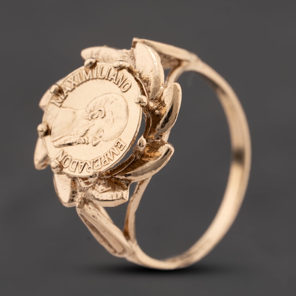 Second Hand 9ct Yellow Gold Peso Signet Ring 41342635