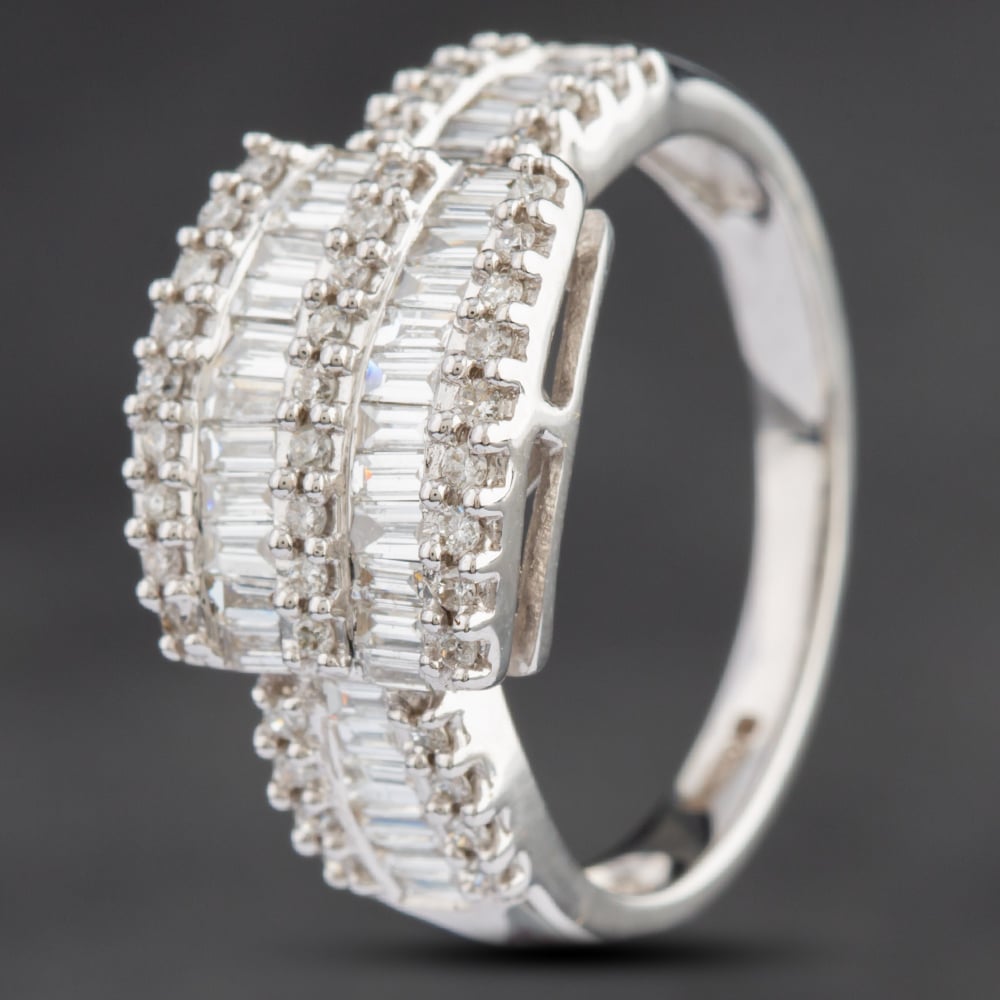 Second Hand Platinum 0.75ct Diamond Dress Ring 4312280