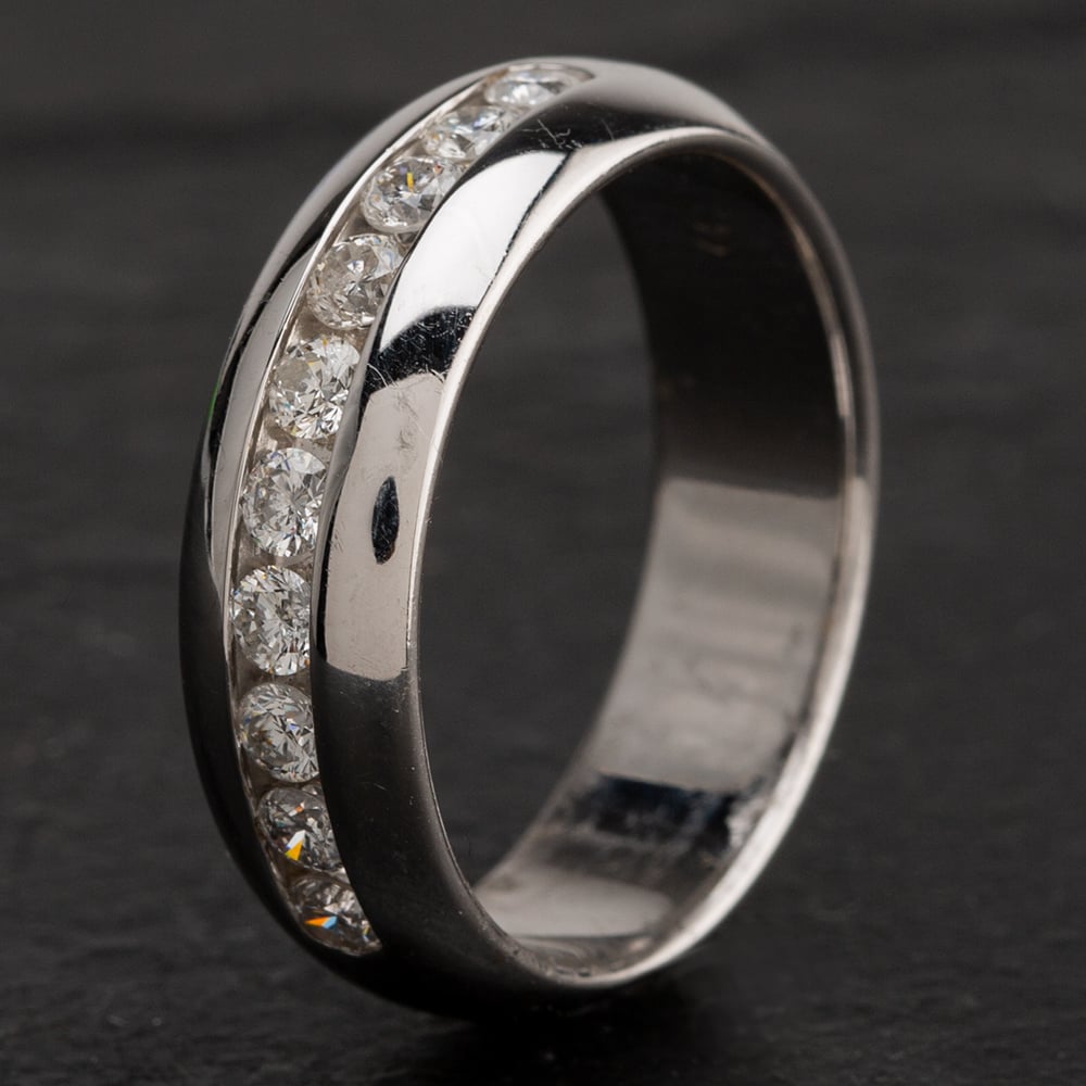 Second Hand 14ct White Gold Diamond Ring 4328666