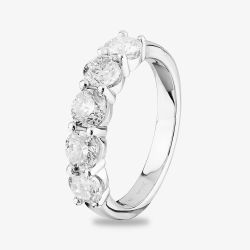 18ct White Gold 2.00ct Diamond Five Stone Ring TH010325112138