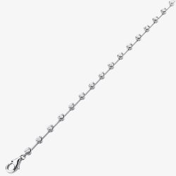 18ct White Gold 1.00ct Diamond Bar Bracelet HB008(1.00CT)WG