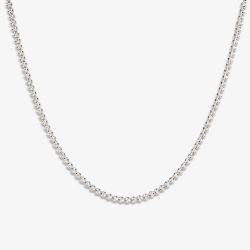 18ct White Gold Rosabella Diamond Tennis Necklace HSN2001S