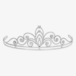 Mastercut Sterling Silver 4.50ct Diamond Encrusted Tiara