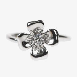 18ct Diamond Clover Ring 0670 0069 K