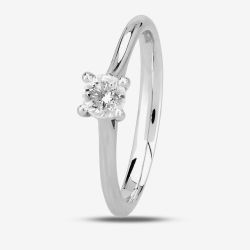 1888 Collection Platinum 0.25ct Certificated Brilliant Cut Diamond Solitaire Ring RI-2016(.25CT PLUS)