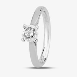 1888 Collection Platinum Brilliant Cut 0.70ct Diamond Solitaire Ring RI-2016