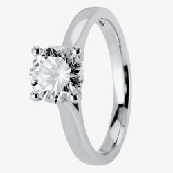 1888 Collection 18ct Yellow Gold 1.10ct Certificated Brilliant Cut Diamond Solitaire Ring RI-2016(1.00CT PLUS)
